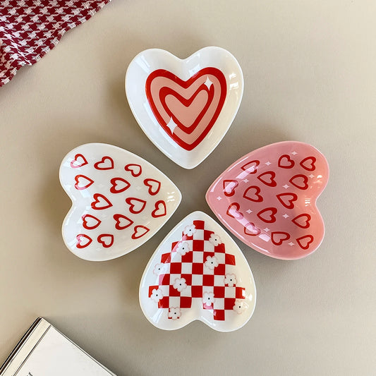 Heart-Shaped Ceramic Dish